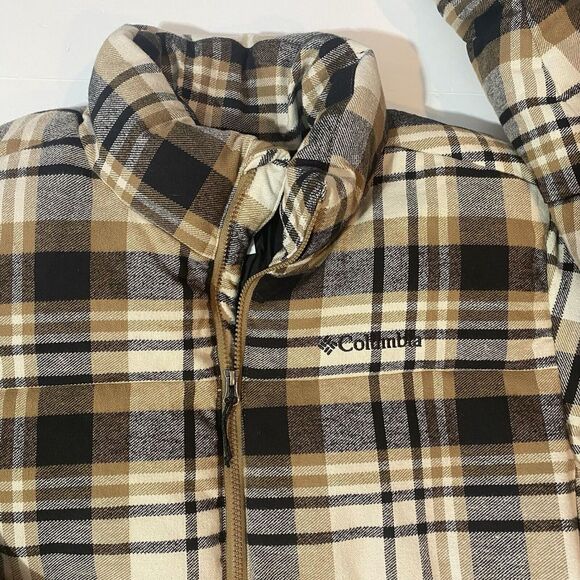 NWT Columbia Men's Puffect Novelty Plaid Puffer Jacket Full Zip Size XL $150 - Picture 7 of 13